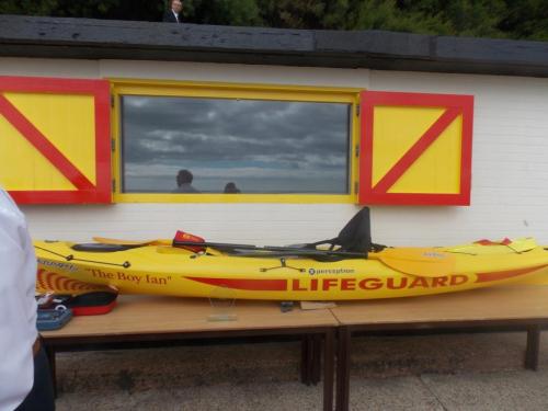 Lowestoft Lifeguard Corps kayak