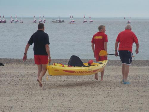 Lowestoft Lifeguard Corps kayak