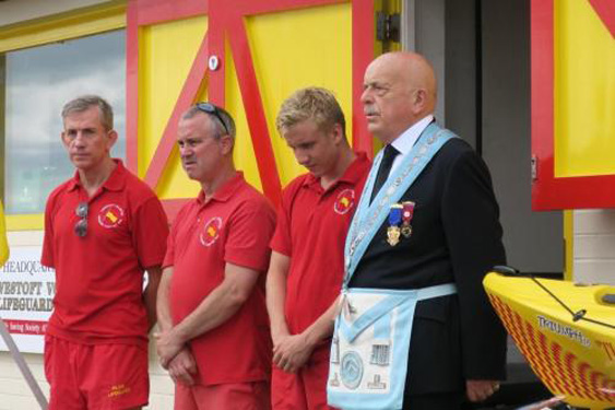 Lowestoft Lifeguard Corps kayak